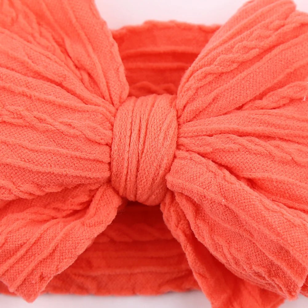 Stretchy Nylon Bow Baby Headband - Soft Elastic Turban for Newborns, Boys, and Girls | LIGHT KIDS LIFE