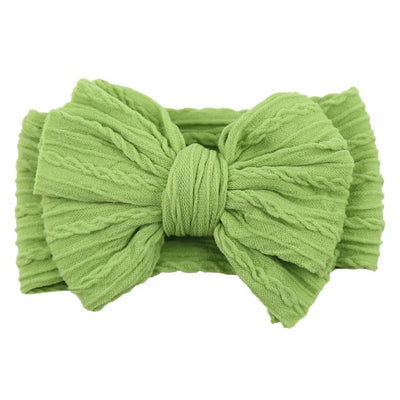 Stretchy Nylon Bow Baby Headband - Soft Elastic Turban for Newborns, Boys, and Girls | LIGHT KIDS LIFE