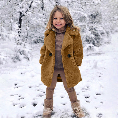 Cozy  fleece coat for girls – Light kids life | LIGHT KIDS LIFE