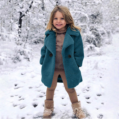 Cozy  fleece coat for girls – Light kids life | LIGHT KIDS LIFE