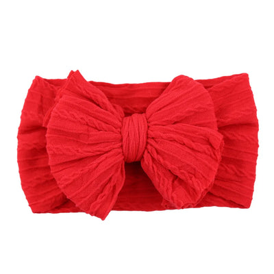 Stretchy Nylon Bow Baby Headband - Soft Elastic Turban for Newborns, Boys, and Girls | LIGHT KIDS LIFE