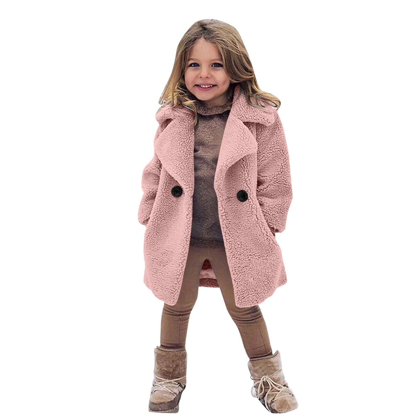 Cozy  fleece coat for girls – Light kids life | LIGHT KIDS LIFE