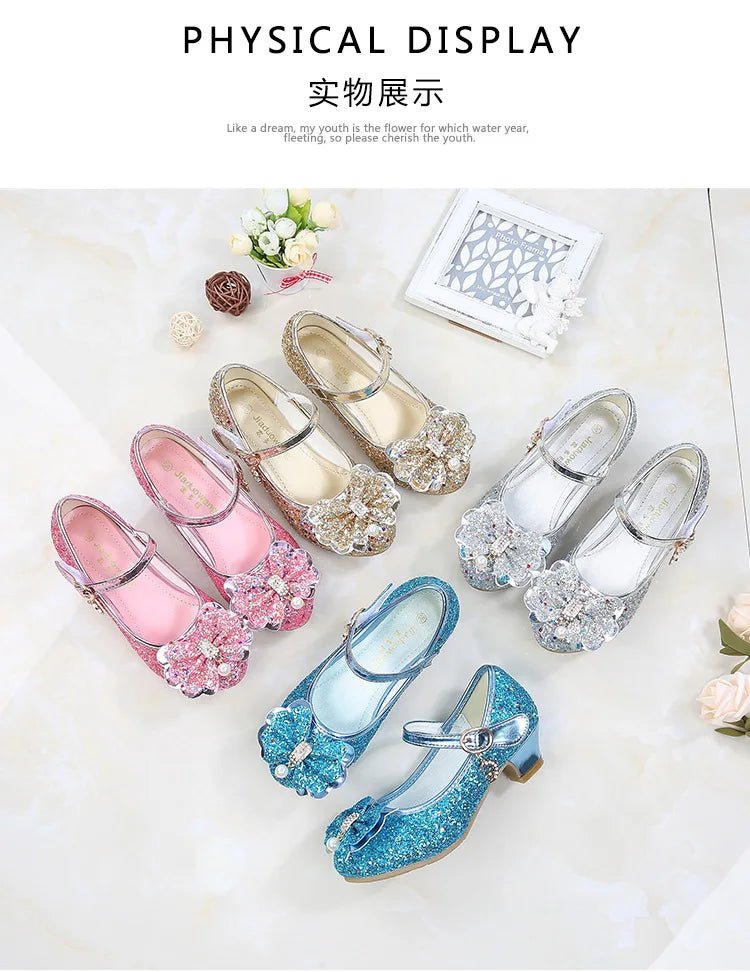 Princess Shoes. Glittery Girls' Fashion Sandals – Shimmering Style for All Seasons