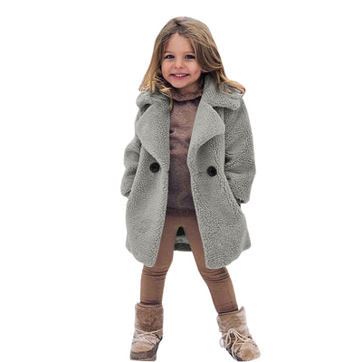 Cozy  fleece coat for girls – Light kids life | LIGHT KIDS LIFE