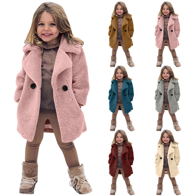 Cozy  fleece coat for girls – Light kids life | LIGHT KIDS LIFE