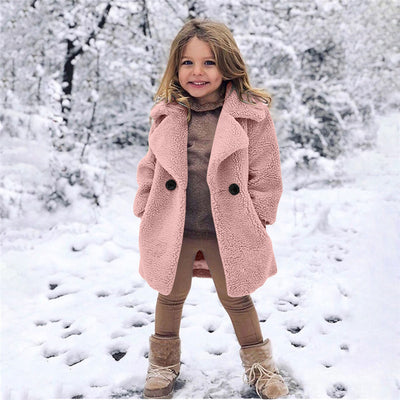 Cozy  fleece coat for girls – Light kids life | LIGHT KIDS LIFE