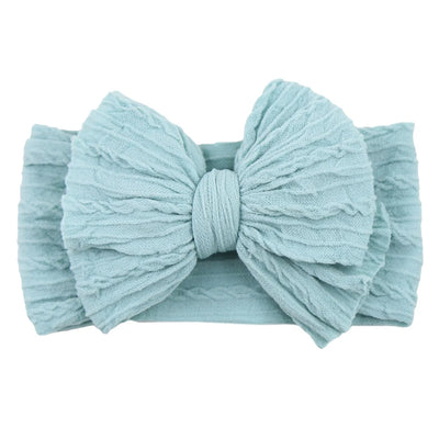 Stretchy Nylon Bow Baby Headband - Soft Elastic Turban for Newborns, Boys, and Girls | LIGHT KIDS LIFE