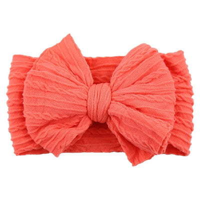 Stretchy Nylon Bow Baby Headband - Soft Elastic Turban for Newborns, Boys, and Girls | LIGHT KIDS LIFE