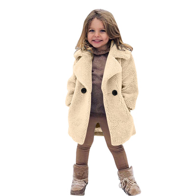 Cozy  fleece coat for girls – Light kids life | LIGHT KIDS LIFE