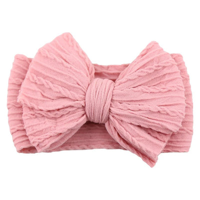 Stretchy Nylon Bow Baby Headband - Soft Elastic Turban for Newborns, Boys, and Girls | LIGHT KIDS LIFE