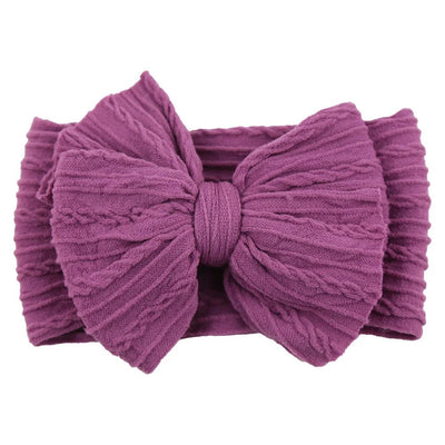 Stretchy Nylon Bow Baby Headband - Soft Elastic Turban for Newborns, Boys, and Girls | LIGHT KIDS LIFE