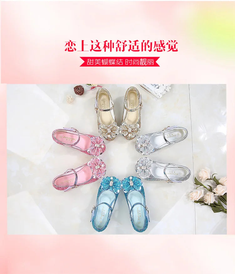 Princess Shoes. Glittery Girls' Fashion Sandals – Shimmering Style for All Seasons | LIGHT KIDS LIFE