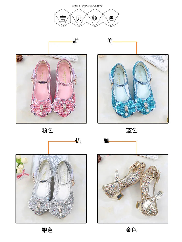 Princess Shoes. Glittery Girls' Fashion Sandals – Shimmering Style for All Seasons | LIGHT KIDS LIFE