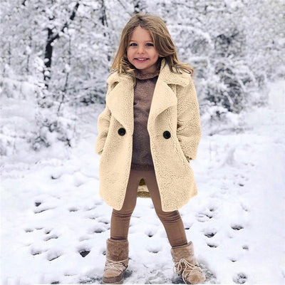 Cozy  fleece coat for girls – Light kids life | LIGHT KIDS LIFE