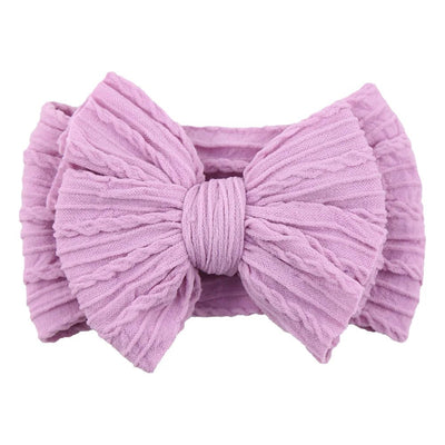 Stretchy Nylon Bow Baby Headband - Soft Elastic Turban for Newborns, Boys, and Girls | LIGHT KIDS LIFE