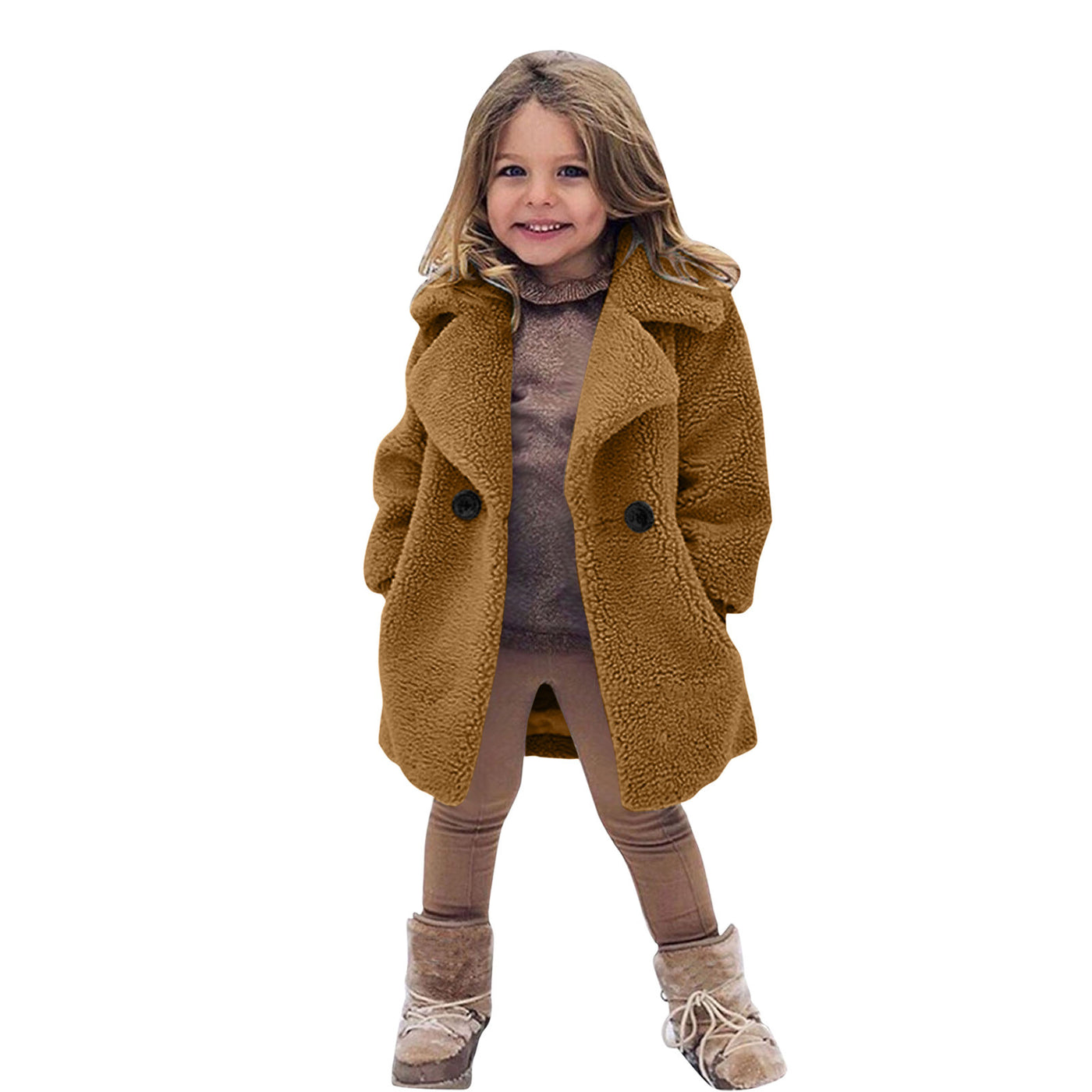 Cozy  fleece coat for girls – Light kids life | LIGHT KIDS LIFE