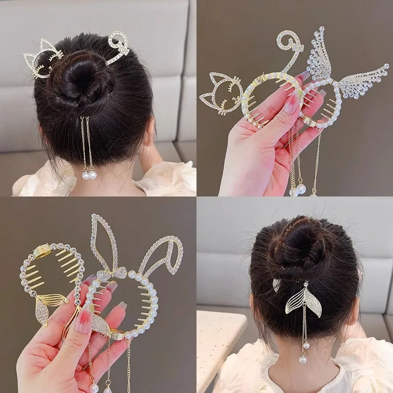 Elegant Pearl Hair Clip Set – Decorative Hair Accessories for Girls | LIGHT KIDS LIFE