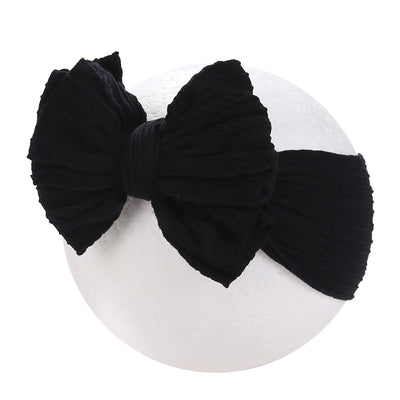 Stretchy Nylon Bow Baby Headband - Soft Elastic Turban for Newborns, Boys, and Girls | LIGHT KIDS LIFE