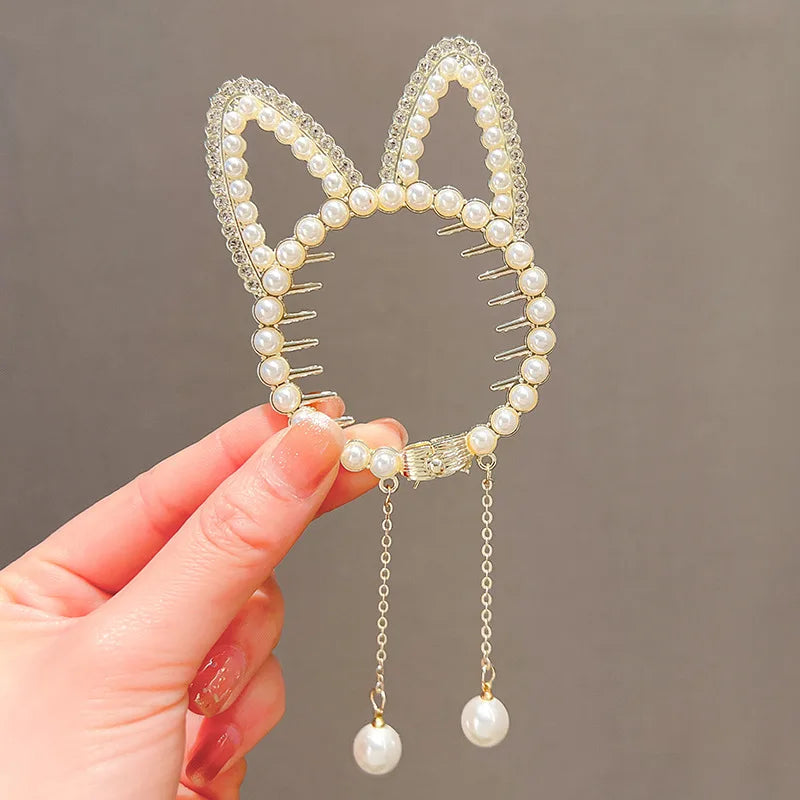 Elegant Pearl Hair Clip Set – Decorative Hair Accessories for Girls | LIGHT KIDS LIFE